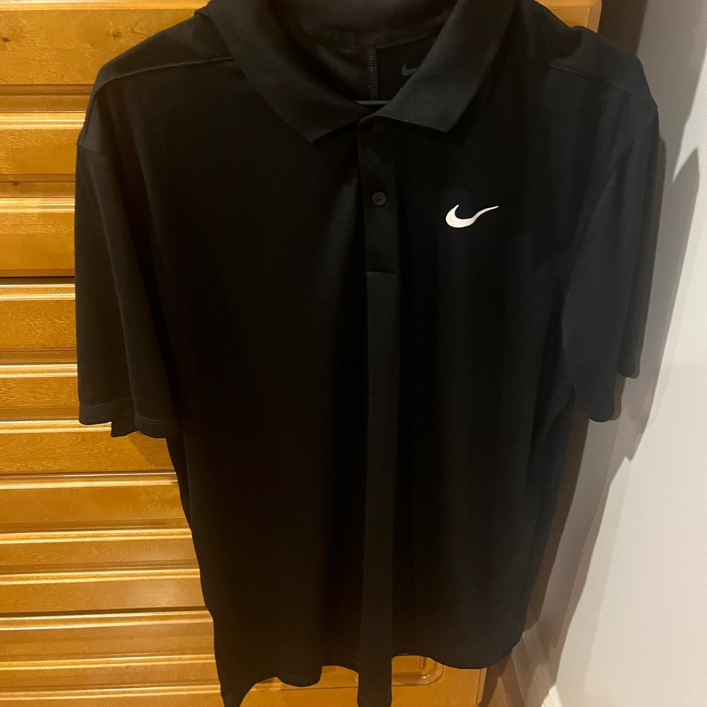 Nike Black Polo Shirt Classic Athletic Design